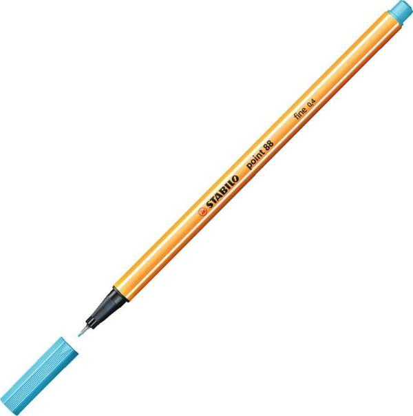 Stabilo 88/57 İnce Uçlu Keçeli Kalem 88 Point 0.4 Mm Uçuk Mavi (10 Lu Kutu) - Image 1