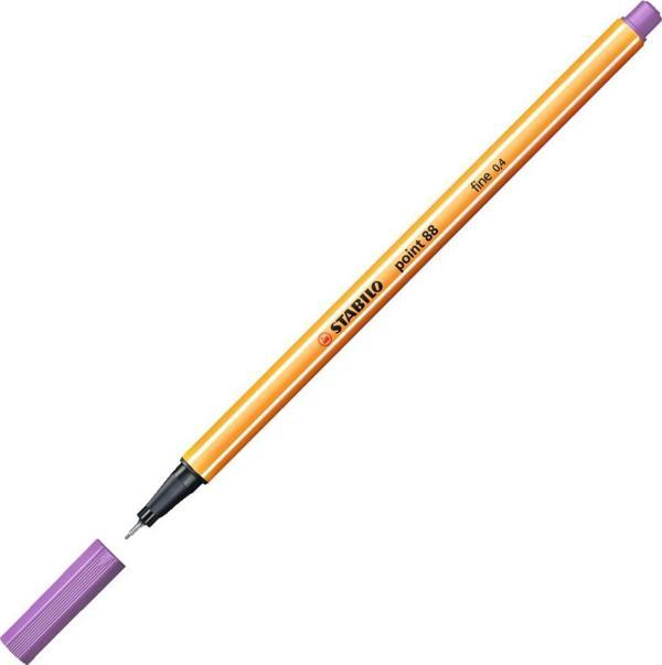 Stabilo 88/59 İnce Uçlu Keçeli Kalem 88 Point 0.4 Mm Açık Lila (10 Lu Kutu) - Image 1