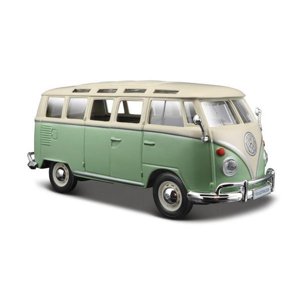 Maisto 1/25 Volkswagen Van Samba Yeşil Model Araba - Image 1