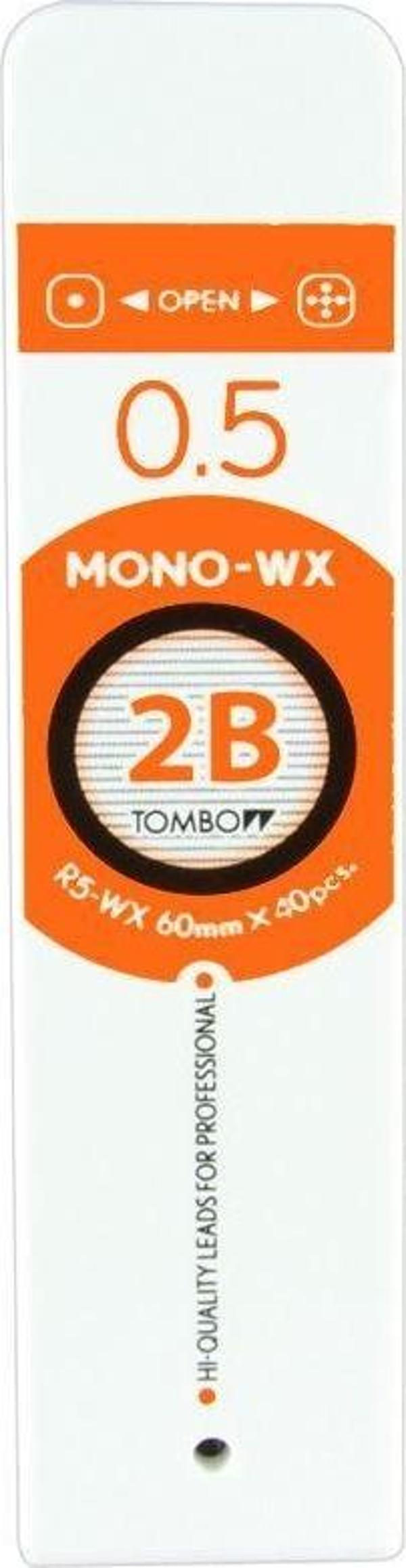 Tombow Min Versatil Kalem Ucu Mono T-R5-Wx 2B 0.5 Mm (10 Tüp) - Image 1