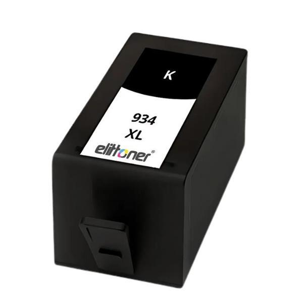 Elittoner HP 934XL Black Siyah Yüksek Kapasite Kartuş 6230, C2P23AE - Image 1