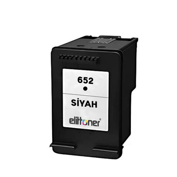 Elittoner HP Mürekkep Kartuş No:652 Siyah - F6V25AE - Image 1