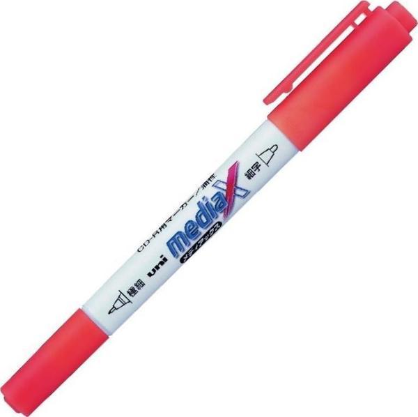 Uni-Ball Pd-153T Cd-Dvd Kalemi Mediax Cd-R 0.4-0.9 Mm Kırmızı (10 Lu Kutu) - Image 1