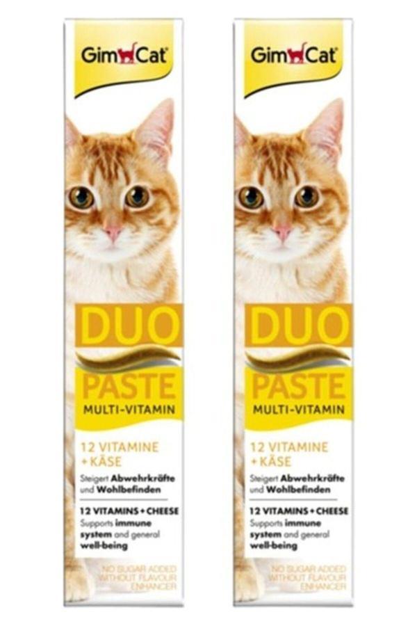 Multi-vitamin Duo Paste Peynirli Kedi Macunu 50 gr X 2 Adet - Image 1