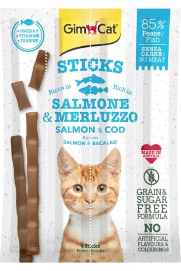 Sticks Somon & Atlantik Morina Tahılsız Ödül Çubukları 4'lü 20 Gr - Image 1