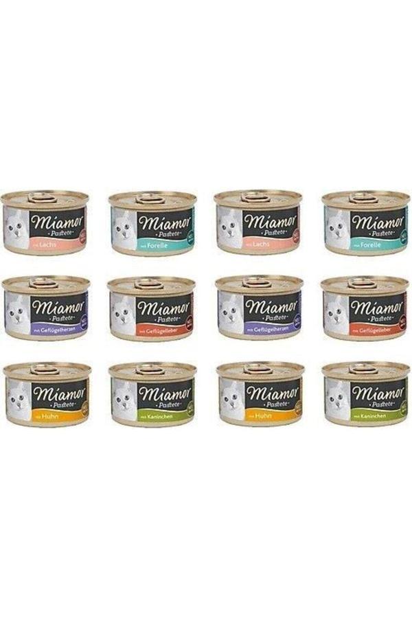 Pastete Karışık Kedi Yaş Maması 12 X 85 Gr - Image 1