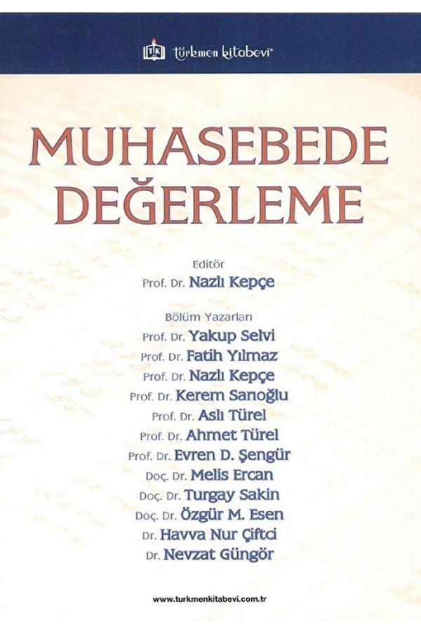 Türkmen Kitabevi Muhasebede Değerleme / Kolektif - Türkmen Kitabevi - Image 1