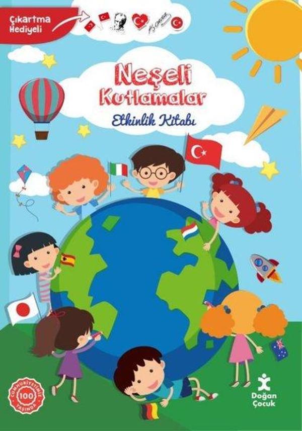 Neşeli Kutlamalar Etkinlik Kitabı - Çıkartma Hediyeli - Doğan Çocuk - Image 1