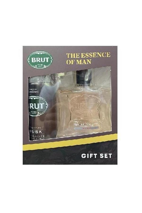 Brut Musk EDT 100 ML The Essence Of Man Gift SET - Image 1