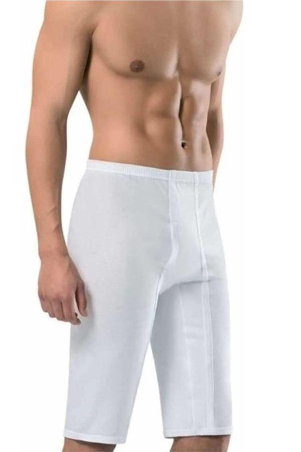 Güryıldız Underwear Güryıldız Beyaz 12'Li Penye Osmanlı Donu 24505 - Image 1