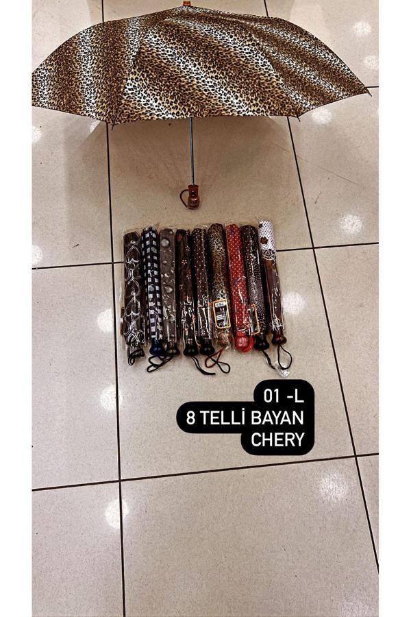 Rainwalker Plastik Saplı Otomatik Chery Şemsiye ( 8 Telli ) - Image 1