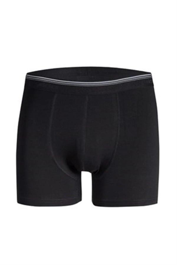 Güryıldız Underwear Güryıldız 12'Li Gri Erkek Uzun Klasik Kesim Likralı Boxer 24519 - Image 1