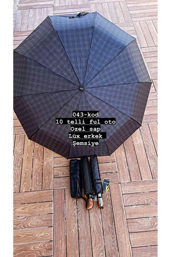 Rainwalker Lüx Özel Saplı Full Otomatik Şemsiye ( 10 Telli ) - Image 1