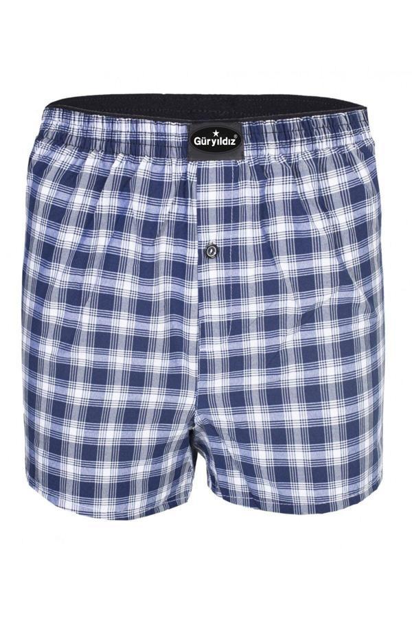 Güryıldız (Asorti Renk) Poplin Boxer Şhort 3 Adet 24510 - Image 1