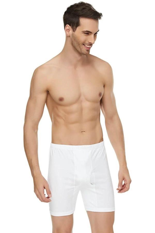 Altunkoza Underwear Has Altunkoza 12'Li Paket Penye Erkek Paçalı Don Beyaz 14502 - Image 1