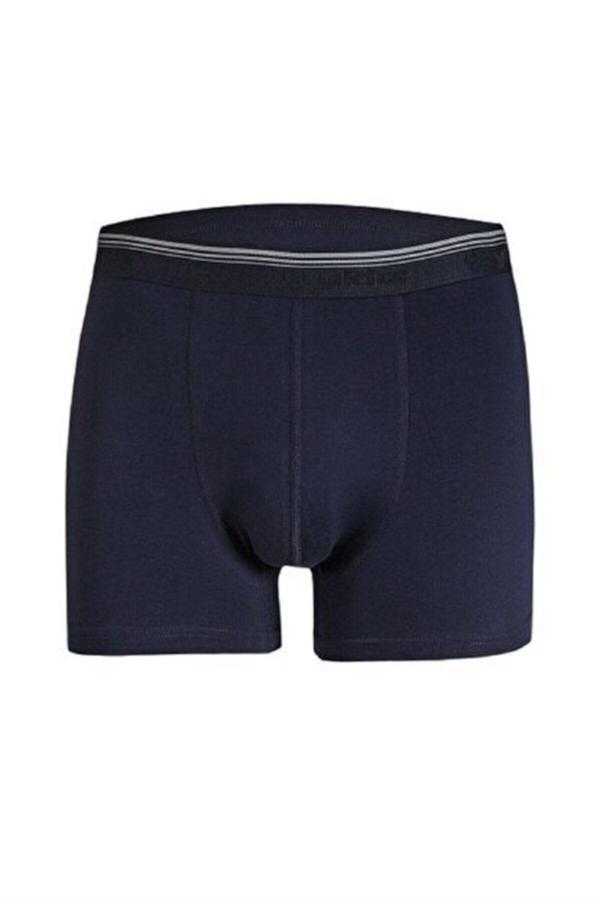 Güryıldız Underwear Güryıldız 3'Lü Lacivert Kısa Spor Kesim Likralı Boxer 24513 - Image 1