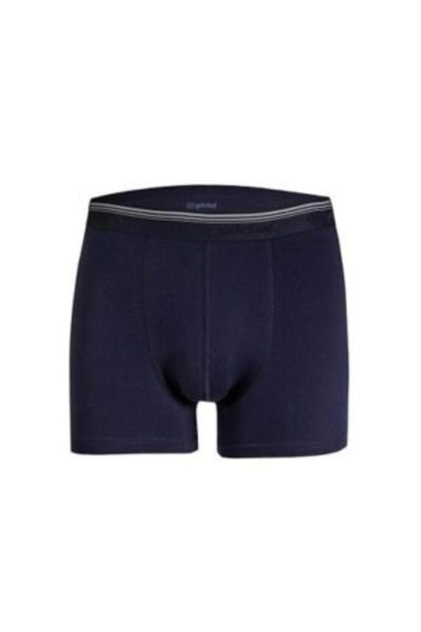 Güryıldız Underwear Güryıldız 6'Lı Lacivert Kısa Spor Kesim Likralı Boxer 24513 - Image 1