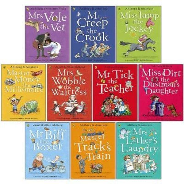 Happy Families Collection 10 Books Set - Allan Ahlberg - Penguin - Image 1