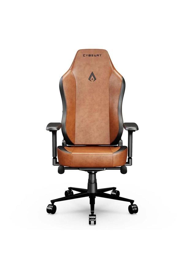 Cybeart Apex Series – Vintage Edition Pu Deri Bel Destekli 4D Hafızalı Yastık Oyuncu Koltuğu - Image 1