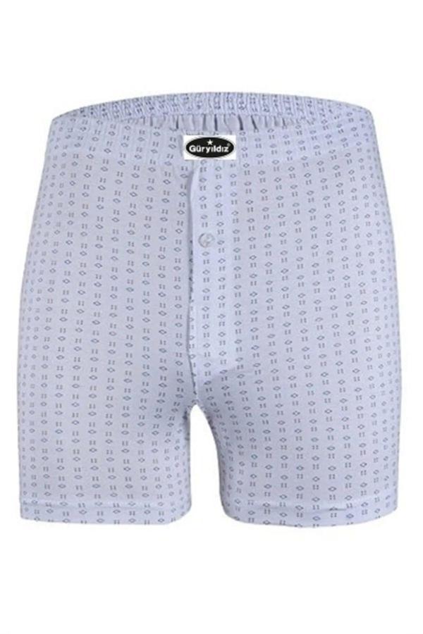 Güryıldız Underwear 12'Li Battal Beden Karışık Desenli Erkek Empirme Boxer 24508 - Image 1