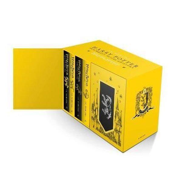 Harry Potter Hufflepuff House Editions Hardback Box Set: J.K. Rowling - Hardback Box Set  - Bloomsbury - Image 1