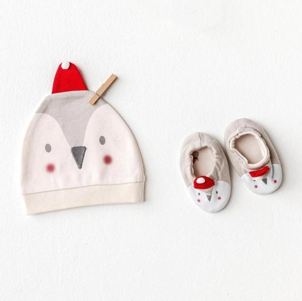Nessiworld Andywawa AC25348 Penguin Bebek Şapka Takım Ekru - Image 1