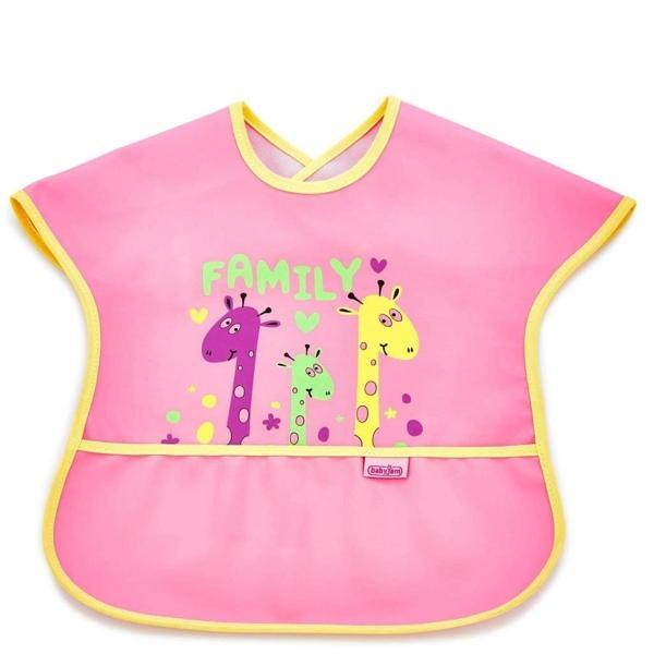 Nessiworld   Poli Muşamba Büyük Mama Önlüğü 029 Pembe - Image 1