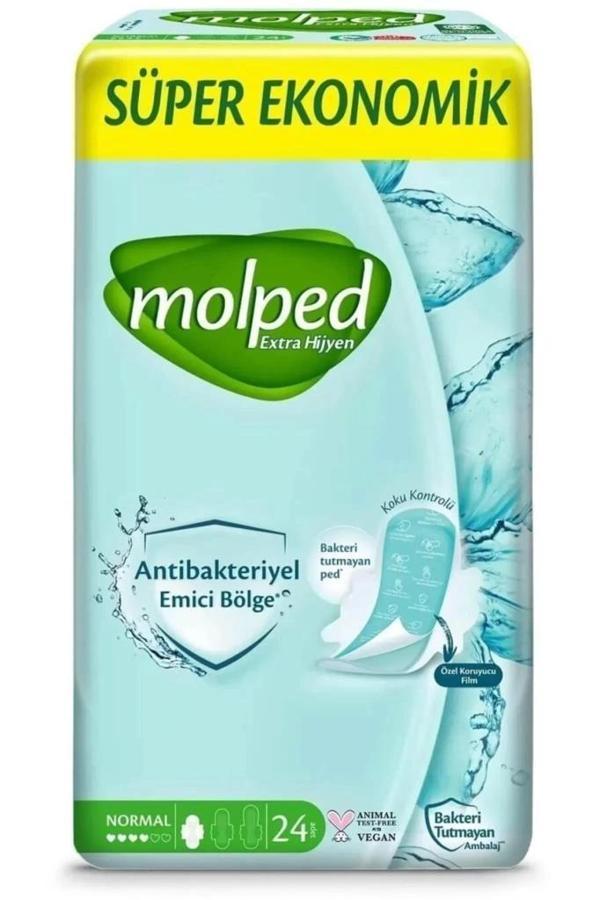 Nessiworld Molped Extra Hijyen Normal Ped Süper Eko 24 Adet - Image 1