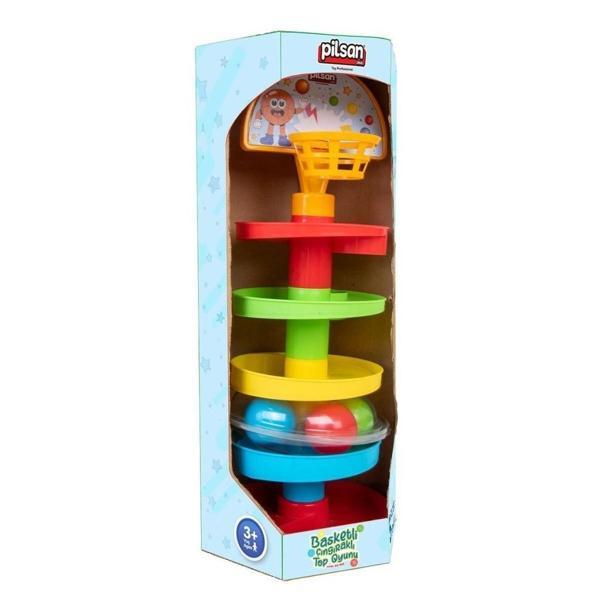 Nessiworld 03 653 Basketli Çıngıraklı Top Oyunu -Pilsan Oyuncak - Image 1