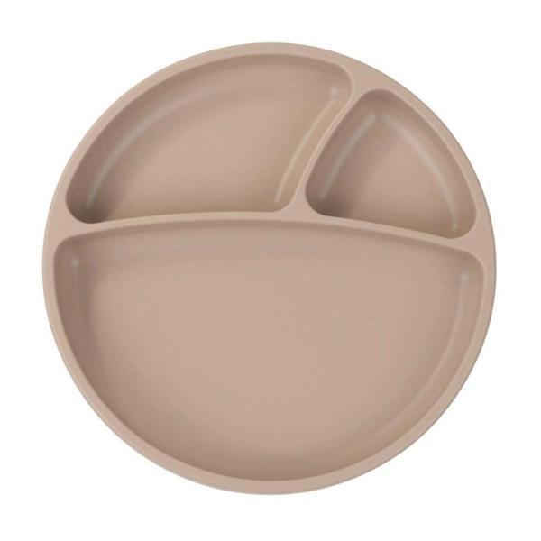 Nessiworld  Porsiyon Vakum Tabanlı Silikon Tabak Bubble Beige - Image 1