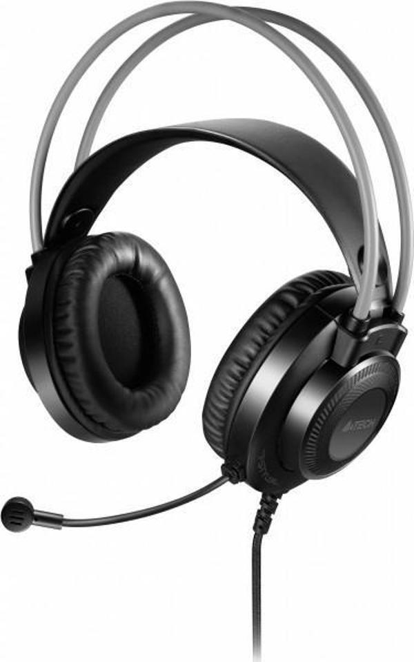 A4 Tech Kablolu Gri Usb Mikrofonlu Kulaklık Fh-200U - Image 1
