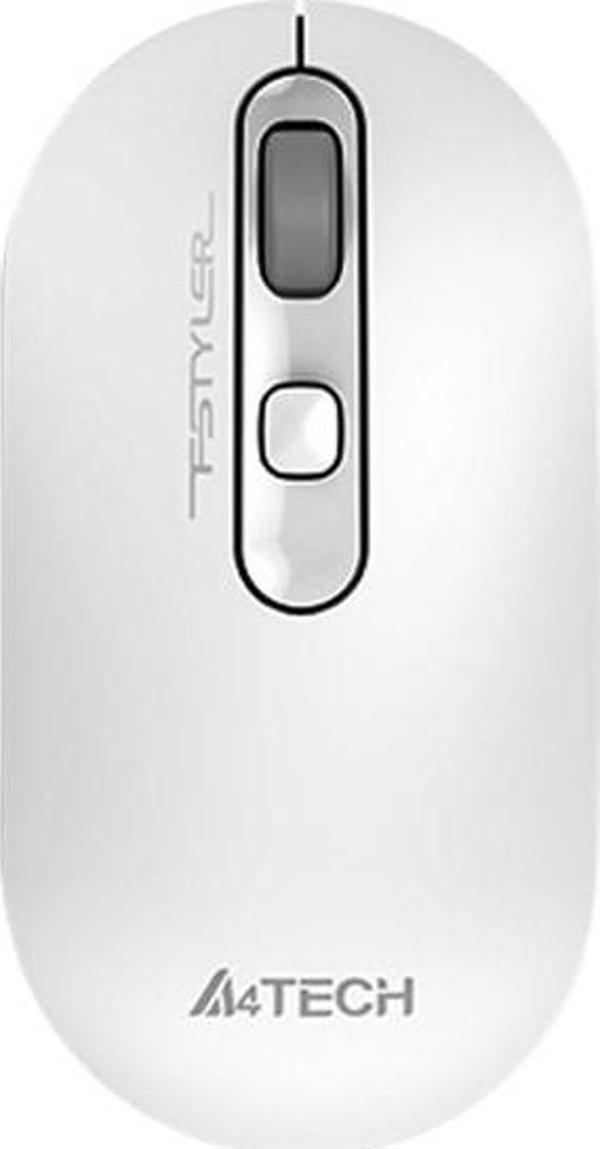 A4 Tech Nano Optik 2000 Dpi Kablosuz Mouse Beyaz FG20 - Image 1