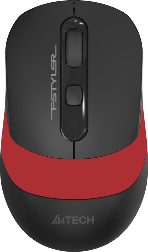 A4 Tech Nano Optik 2000 Dpi Kablosuz Mouse Kırmızı FG10 - Image 1