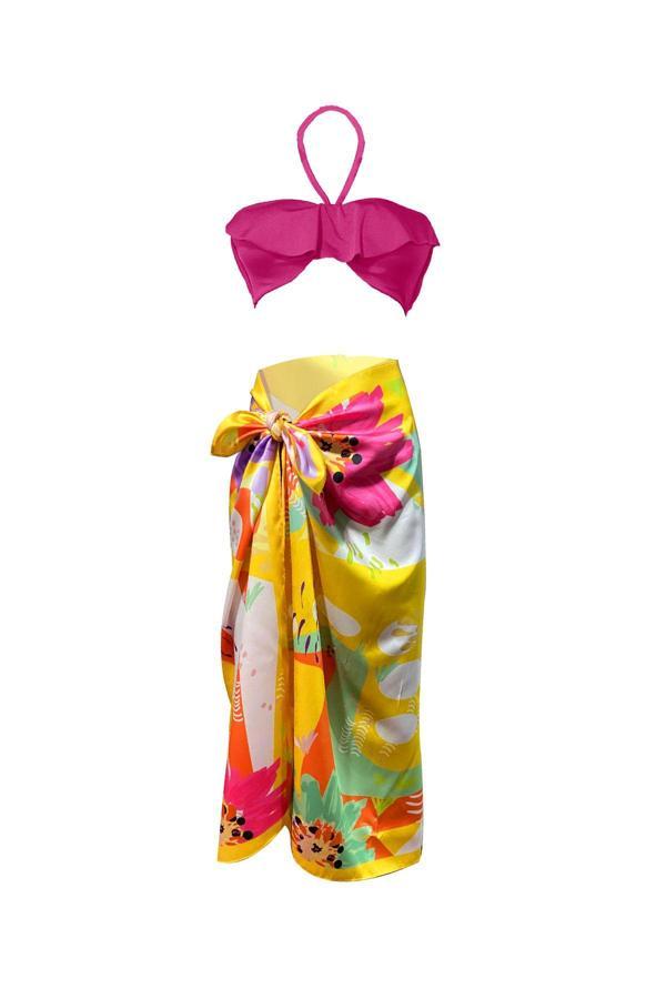 Bolder Elena Summer Sun Desen Saten Pareo (145*100) - Image 1