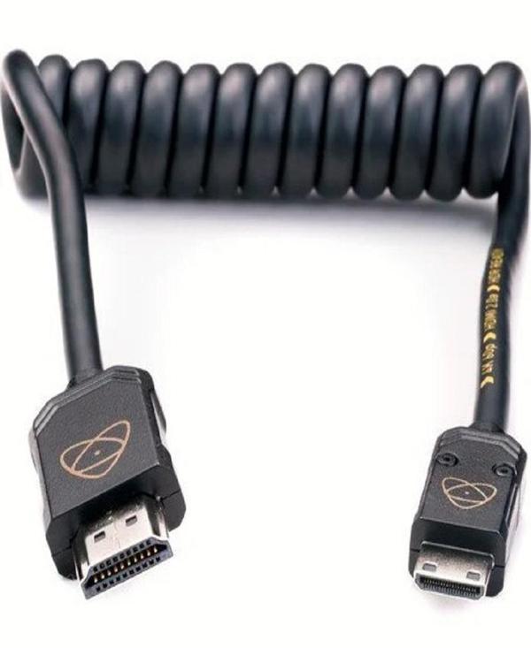 Atomos Atomflex HDMI to Mini-HDMI Sarmal Kablo (30cm-60cm) - Image 1