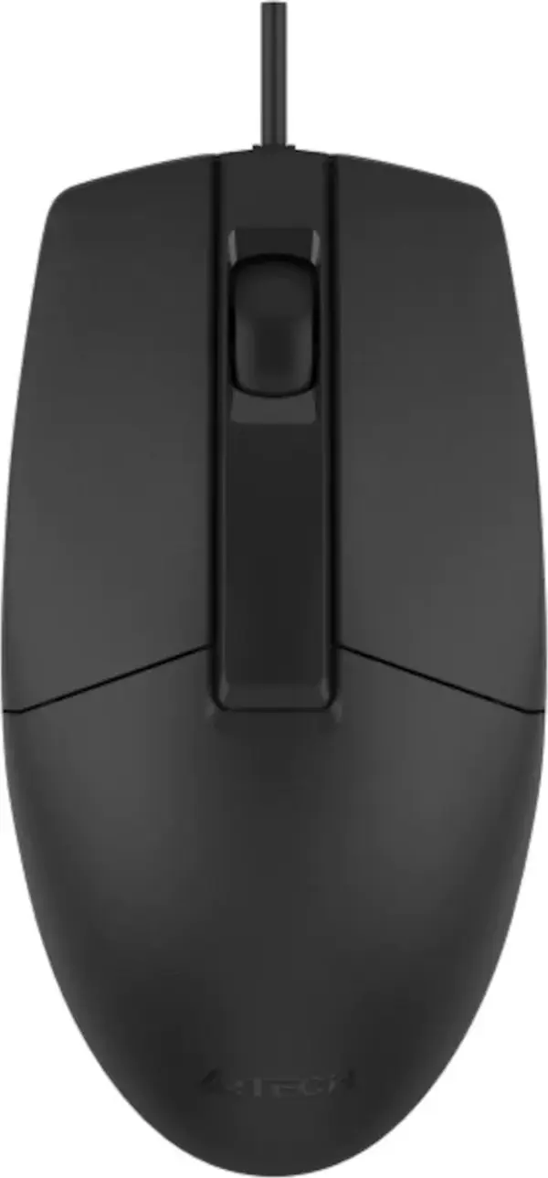 A4 Tech Usb Siyah V-Track 1200Dpi 1,5 Metre Kablolu Mouse Op-330 - Image 1