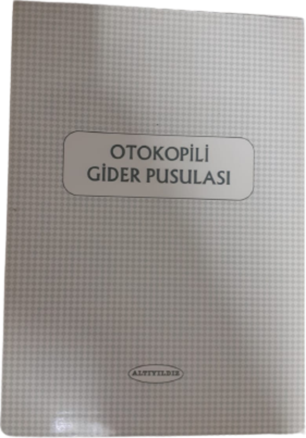 Altınyıldız Otokopili Gider Pusulası 14X20Cm OM082 (12 Koçan) - Image 1