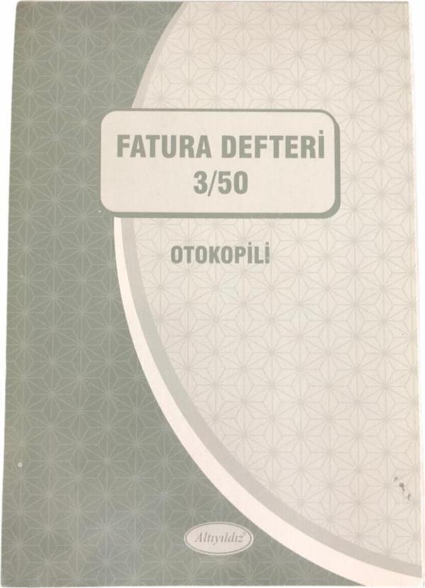 Altınyıldız Otokopili İrsaliyeli Fatura 14X20Cm Küçük 3 Nüsha X 50 Yaprak OM492 (12 Koçan) - Image 1