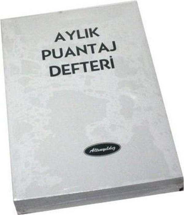 Altınyıldız Puantaj Defteri Küçük PD-224 (12 Li Paket) - Image 1