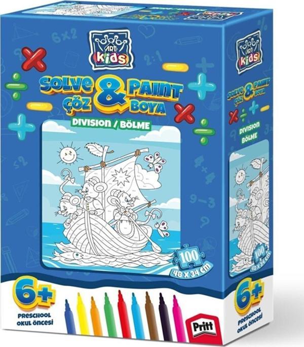 Art Kids Çöz Boya / Bölme 100 Parça Puzzle 5849 - Image 1