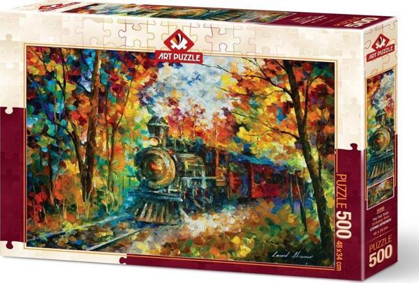Art Puzzle 500 Parça Puzzle Sonbahar Treni 5096 - Image 1
