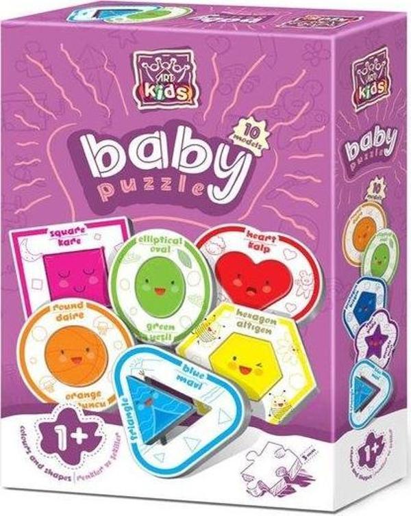 Art Puzzle Renkler ve Şekiller Baby 10 Model 20 Parça Puzzle 5823 - Image 1