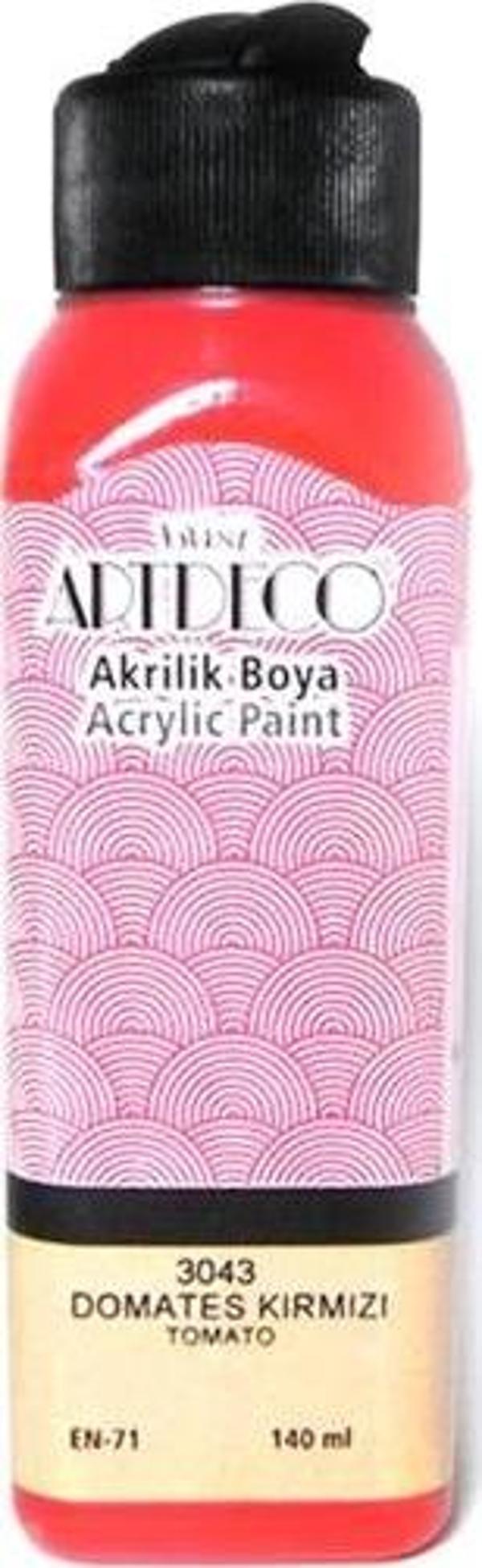 Artdeco Akrilik Boya 140 Ml Domates Kırmızı Y-070R-3043 - Image 1