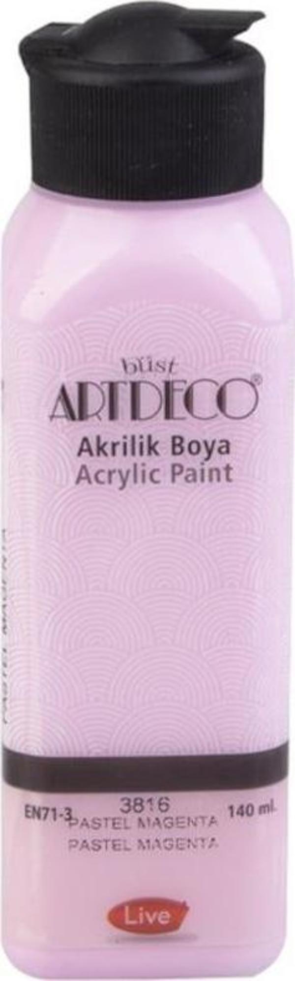 Artdeco Akrilik Boya Pastel 140 Ml Pastel Magenta 3816 - Image 1