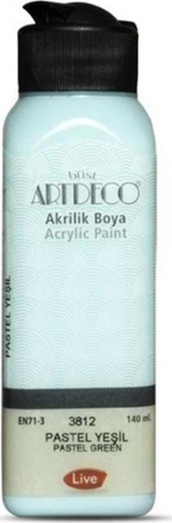 Artdeco Akrilik Boya Pastel 140 Ml Pastel Yeşil 3812 - Image 1