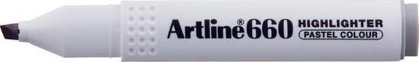 Artline Fosforlu Kalem (İşaret Kalemi) Kesik Uç 1,0-4,0 Mm Pastel Grey Gri 660 (12 Li Paket) - Image 1