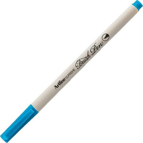 Artline Supreme İnce Fırça Uçlu Markör Kalem Gök Mavisi Lv-A-Epfs-F S.Blue LV-A-EPFS-F (12 Li Paket) - Image 1