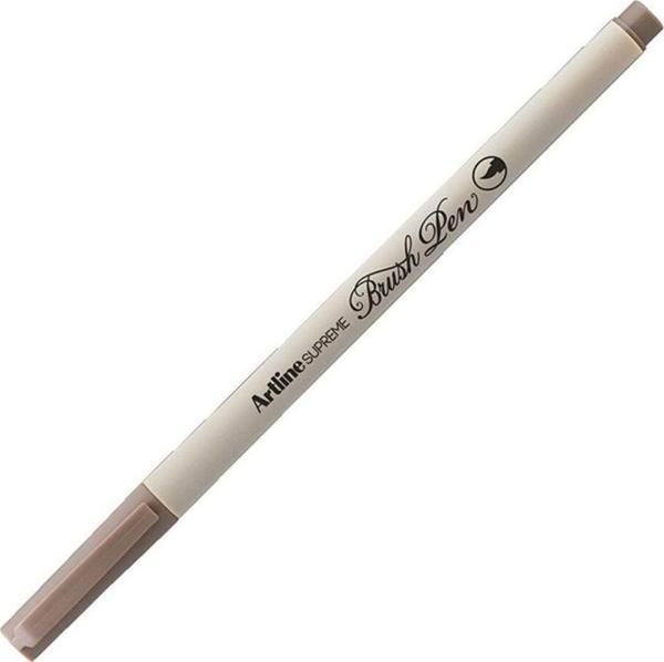 Artline Supreme İnce Fırça Uçlu Markör Kalem Pastel Kahve Lv-A-Epfs-F P.Brown LV-A-EPFS-F (12 Li Paket) - Image 1