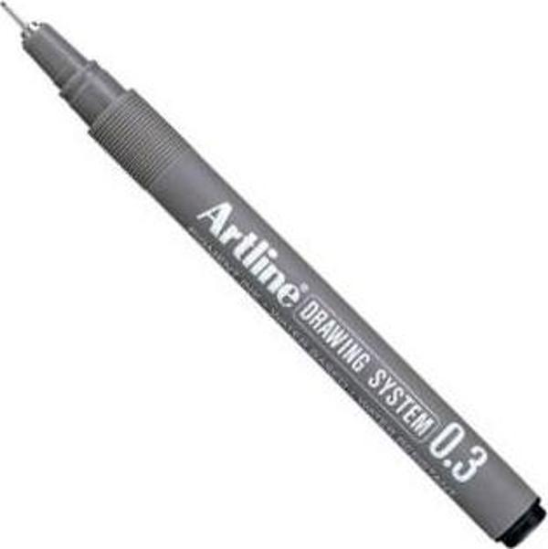 Artline Teknik Çizim Kalemi Drawing System 0.03 Mm Uç Siyah EK-2303 (12 Li Paket) - Image 1