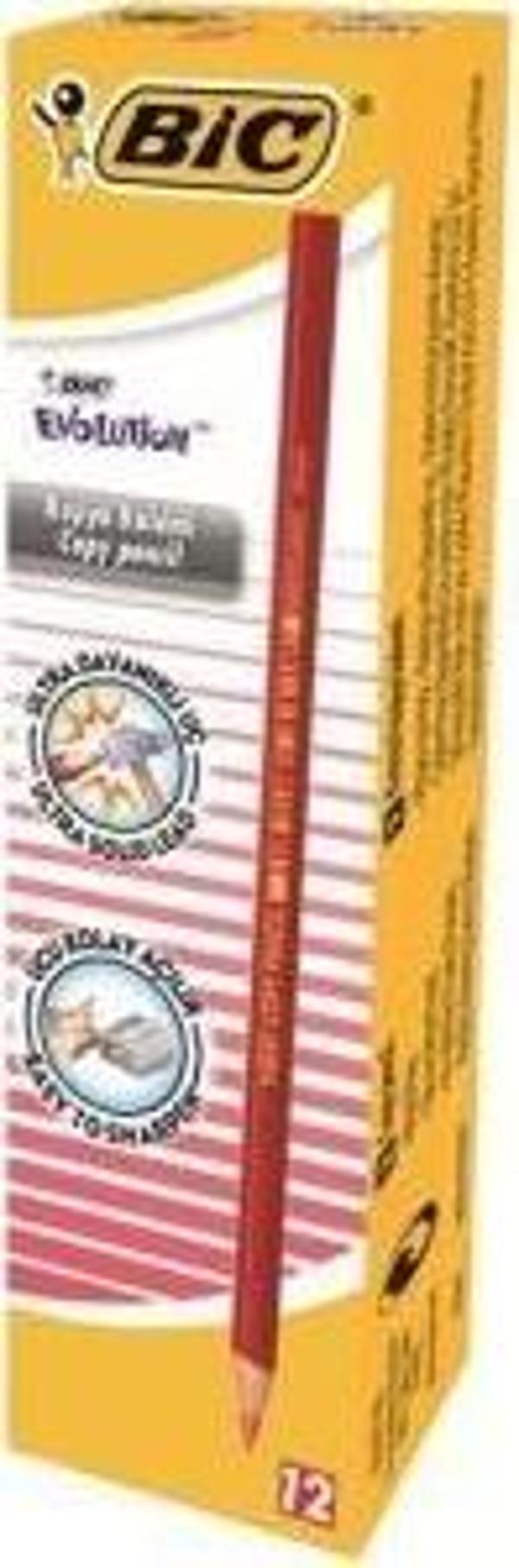 Bic Kopya Kalemi Evolution Kırmızı 921369 (12 Li Kutu) - Image 1